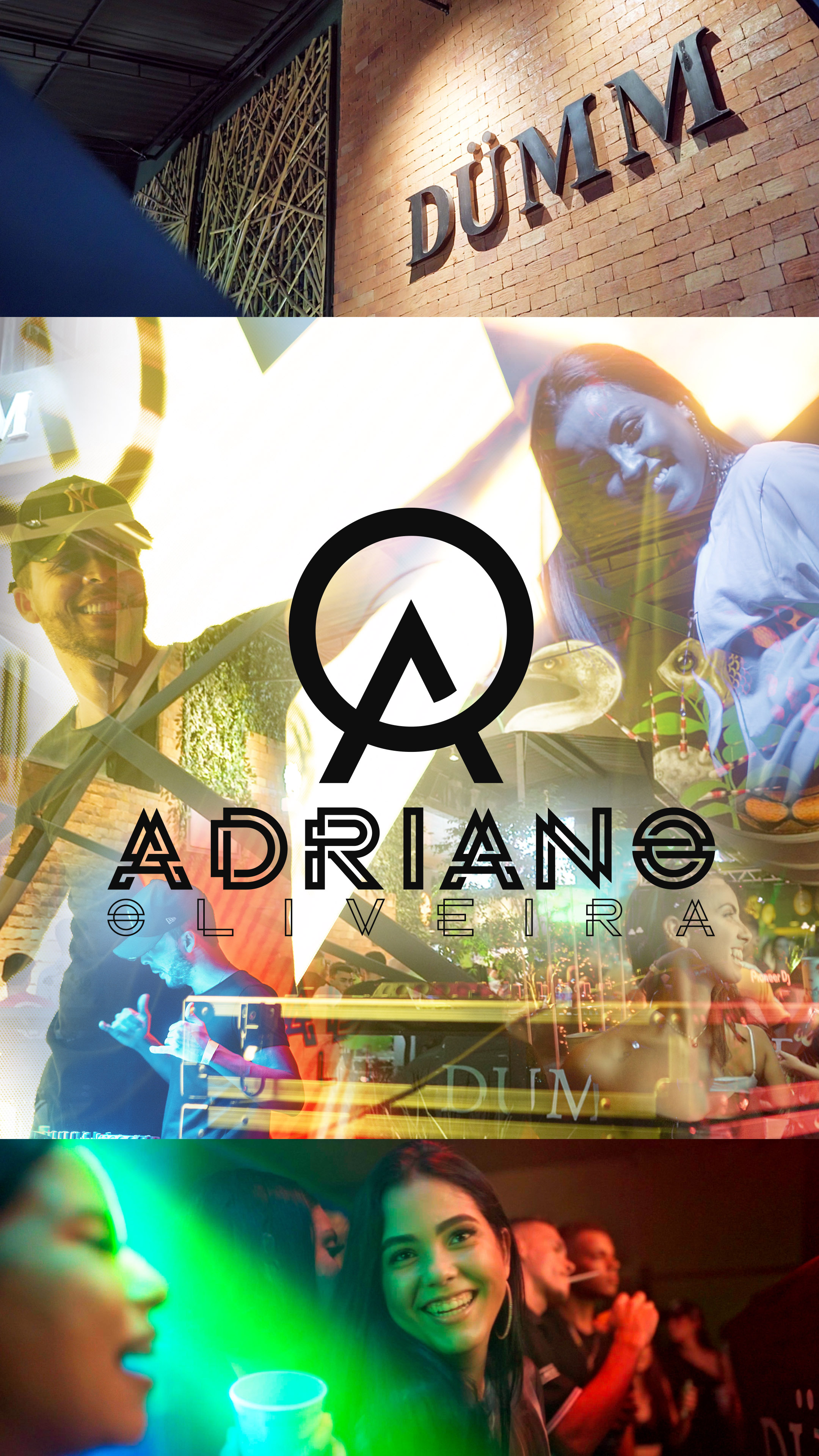 Capa do projeto DJ Adriano - DUMM e NA MATA