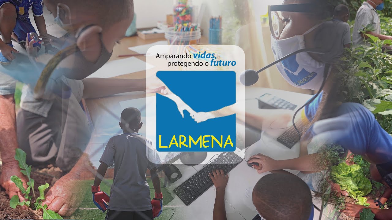 Capa do projeto Larmena - Institucional